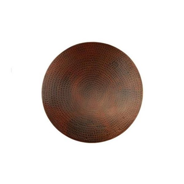 Premier Copper Products Premier Copper Products LS18DB Hammered Copper Lazy Susan Hand LS18DB